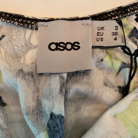 NWT. ASOS Multicolor Midi Dress. Size 4. - Picture 4 of 7